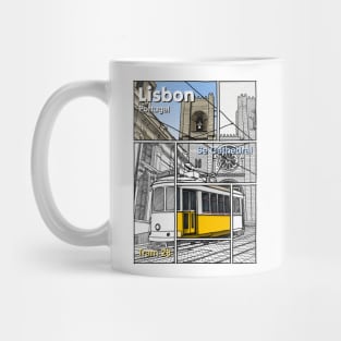 Lisbon Tram Mug